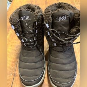 Ryka Dark Brown Quilted Boots